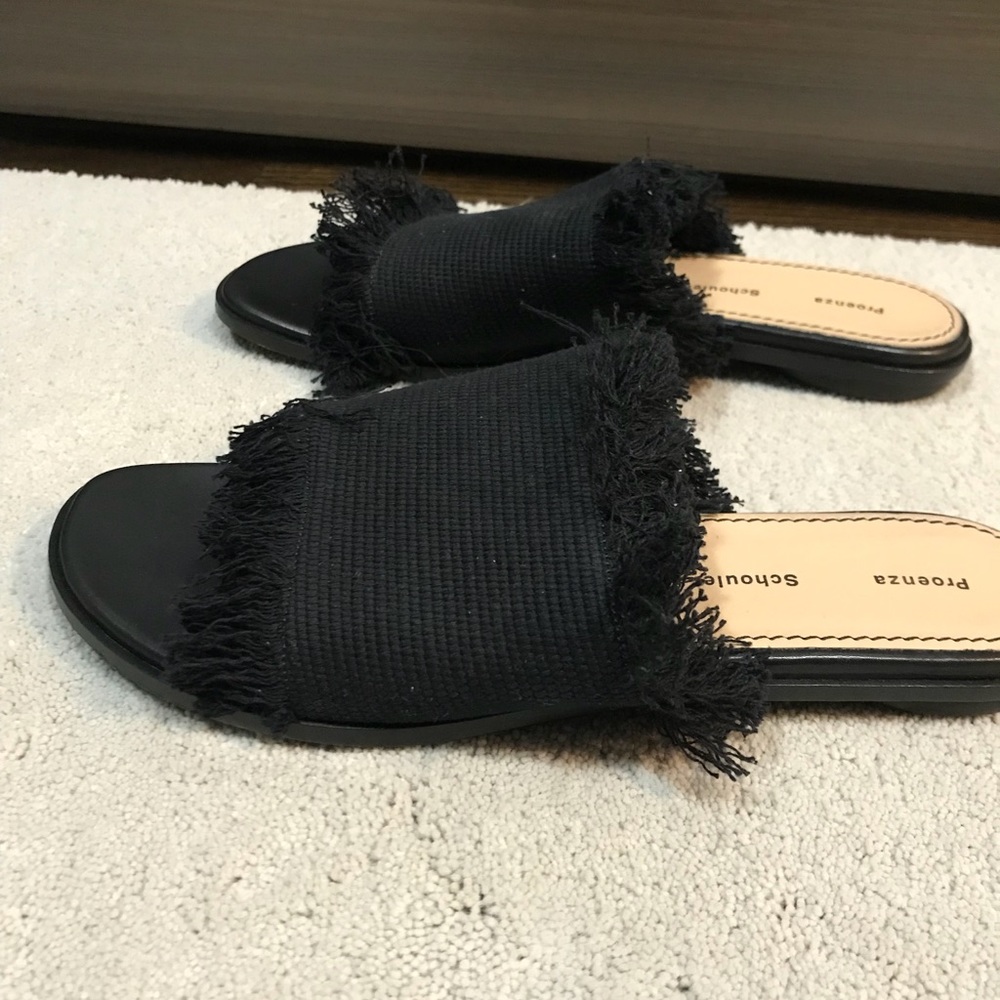 Proenza Schouler Black flat sandals
